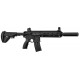 Airsoft - Réplique Delta 595 avec silencieux (polymère) électrique non blow back de la marque BO manufacture (LK9116)