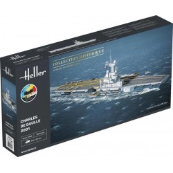 Maquette plastique – Porte-avions Charles de Gaulle (échelle 1/400) de la marque Heller (57072)