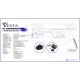 Airgun - Lampe et laser 500 lumens (rechargeable sur port USB) de la marque Vesta defense (452211200)