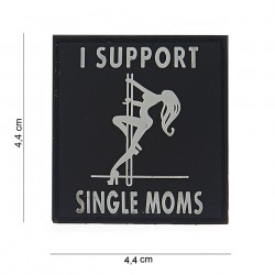 Patch 3D PVC I support single moms