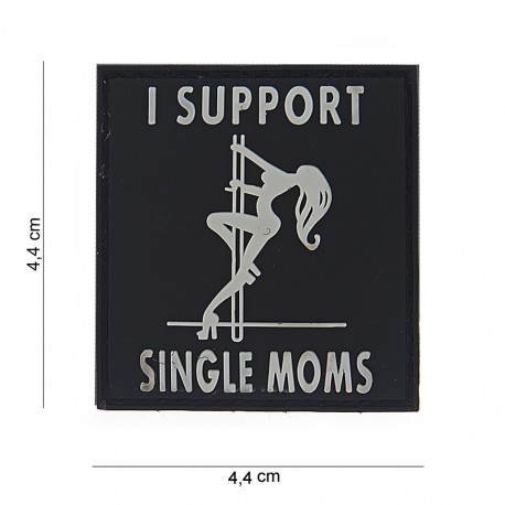 Patch 3D PVC I support single moms (avec velcro) de la marque 101 Inc (11167 | 444100-3531)