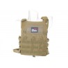 Gilet porte-plaques tan