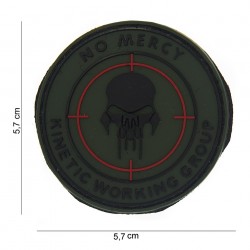 Patch 3D PVC No mercy kinetic working group (avec velcro) de la marque 101 Inc (11166 | 444100-3533)