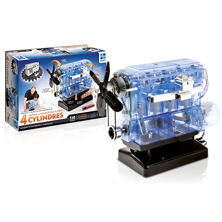 Jeux de construction – Motor lab moteur 4 cylindres de la marque Megableu (HM04MB)