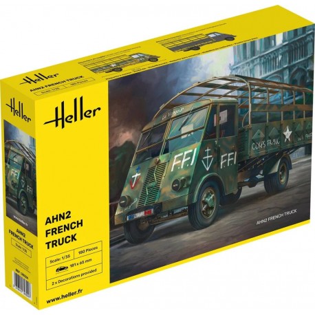 Maquette plastique – AHN2 camion des forces Françaises libres (échelle 1/35) de la marque Heller (30324)