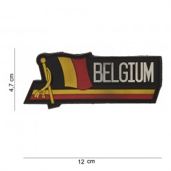 Patch 3D PVC Belgique (avec velcro) de la marque 101 Inc (12020 | 444110-3535)