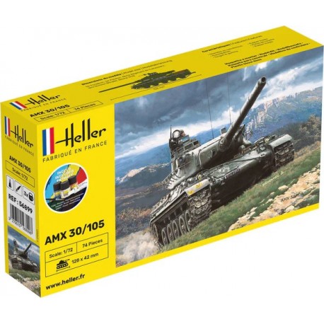 Maquette plastique – Char AMX 30/105 (échelle 1/72) de la marque Heller (56899)