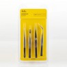Set de 4 pincettes