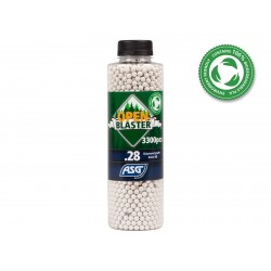 Airsoft - Bille airsoft biodégradable Open blaster 0.28 gramme en pot de 3300 billes de la marque ASG (19421)