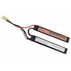 Airsoft - Batterie Li-Po 2 sticks 7.4V - 1500 mAh 30C (cosse mini tamiya femelle) de la marque VB power (VB5820125)