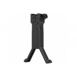 Airsoft - Poignée bipied noire (pour rail picatinny) de la marque Tactical ops (EX-052-BK | ST44918)