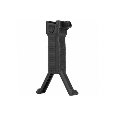 Airsoft - Poignée bipied noire (pour rail picatinny) de la marque Tactical ops (EX-052-BK | ST44918)