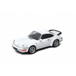 Miniature – Porsche 911 turbo (964) blanche (à l’échelle 1/18) de la marque Welly (18026W)