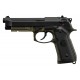 Airsoft - Réplique M9-A1 noir et OD gaz blow back (full métal) de la marque KJ works (PG2602)