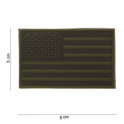 Patch 3D PVC USA subdead (avec velcro) de la marque 101 Inc (11181 | 444110-3510)