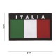Patch 3D PVC Italie (avec velcro) de la marque 101 Inc (11188 | 444110-3512)