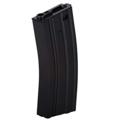 Airsoft - Chargeur métal 300 billes 6 mm pour réplique airsoft type M4 électrique de la marque Lancer tactical (CLK9011)