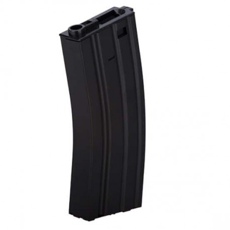 Airsoft - Chargeur métal 300 billes 6 mm pour réplique airsoft type M4 électrique de la marque Lancer tactical (CLK9011)