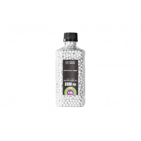 Airsoft - Bille biodégradable (calibre 6 mm) Prime 0.20 gramme en pot de 2500 billes de la marque Specna arms (SA7016)