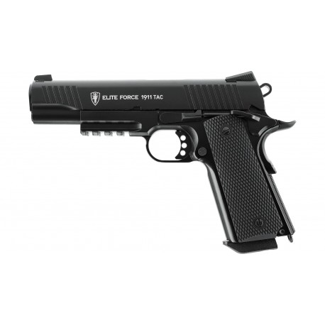Réplique airsoft Elite force 1911 tac CO2 blow back | Umarex
