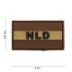 Patch 3D PVC Hollande