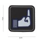 Patch 3D PVC Fuck FB (avec velcro) de la marque 101 Inc (12043 | 444120-3558)