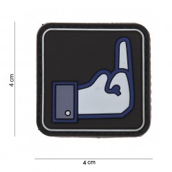 Patch 3D PVC Fuck FB (avec velcro) de la marque 101 Inc (12043 | 444120-3558)