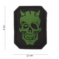 Patch 3D PVC Devil skull (avec velcro) de la marque 101 Inc (12006 | 444120-3559)
