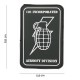 Patch 3D PVC Handgrenade (avec velcro) de la marque 101 Inc (11157 | 444120-3560)