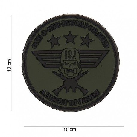 Patch 3D PVC 101 Inc (avec velcro) de la marque 101 Inc (12002 | 444110-3573)