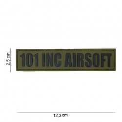 Patch 3D PVC 101 Inc tab (avec velcro) de la marque 101 Inc (13026 | 444100-3588)