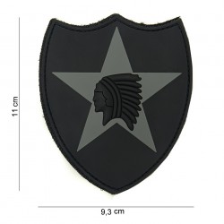 Patch 3D PVC 2nd Infantry (avec velcro) de la marque 101 Inc (13028 | 444130-3586)