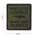 Patch 3D PVC Make love loudly