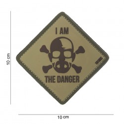 Patch 3D PVC I am the danger sable (avec velcro) de la marque 101 Inc (11150 | 444130-3832)