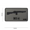 Patch 3D PVC M14