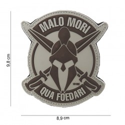 Patch 3D PVC Malo mori gris et brun (avec velcro) de la marque 101 Inc (10115 | 444180-3824)