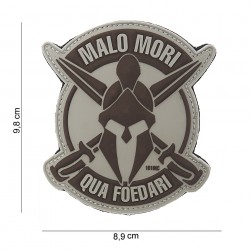 Patch 3D PVC Malo mori gris et brun (avec velcro) de la marque 101 Inc (10115 | 444180-3824)