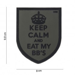 Patch 3D PVC Keep calm