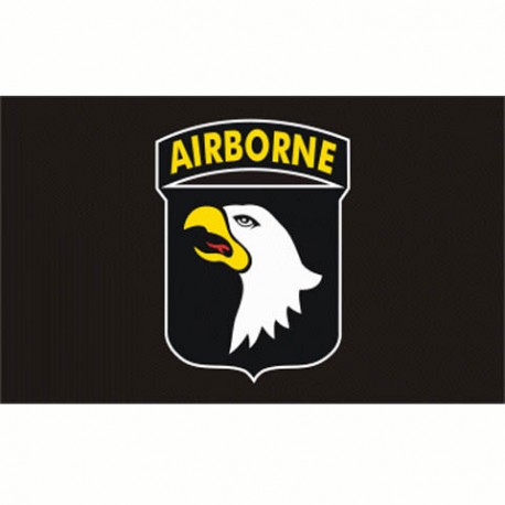 Drapeau "Airborne" noir, 101 Inc