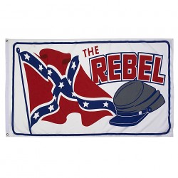 Drapeau Rebel avec casquette