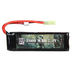 Batterie 1 stick Li-Po 7,4V - 2600 mAh, 101 Inc