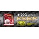 Billes airsoft Perfect 0.20 gramme en sachet de 1 kg de la marque G&G