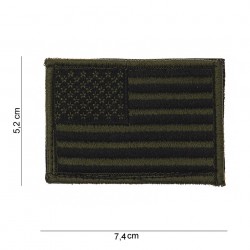 Patch tissus "USA" subdead avec velcro, 101 Inc