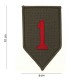 Patch tissus "Red one", 101 Inc
