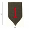 Patch tissus Red one