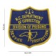 Patch tissus "N.C. department of correction protection serv", 101 Inc