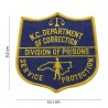 Patch tissus N.C. department of correction protection serv
