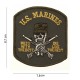 Patch tissus "US marines", 101 Inc