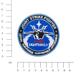 Patch tissus "Joint strike fighter", 101 Inc