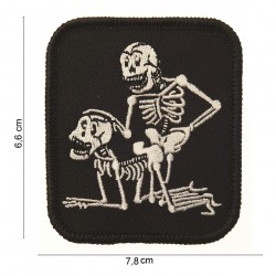 Patch tissus "Two skeleton", 101 Inc